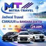 Cek Jadwal Travel Cianjur ke Bandara Soetta 24 jam. Layanan antar jemput door to door, armada nyaman, harga terjangkau, booking mudah.